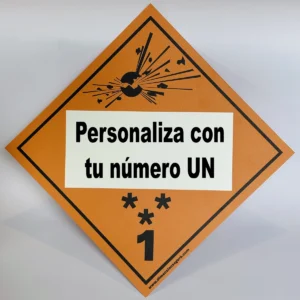 Foto de cartel clase 1 con UN personalizado