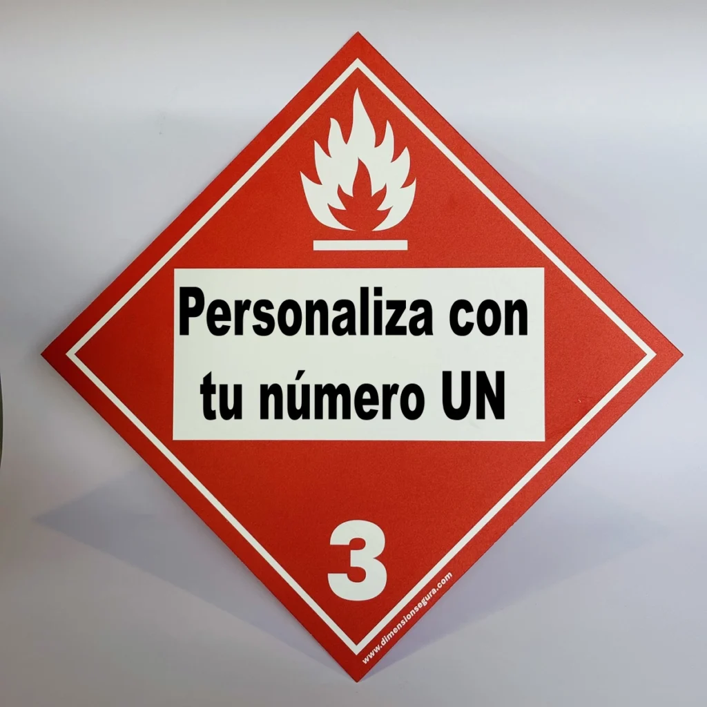 Foto de cartel clase 3 con UN personalizado