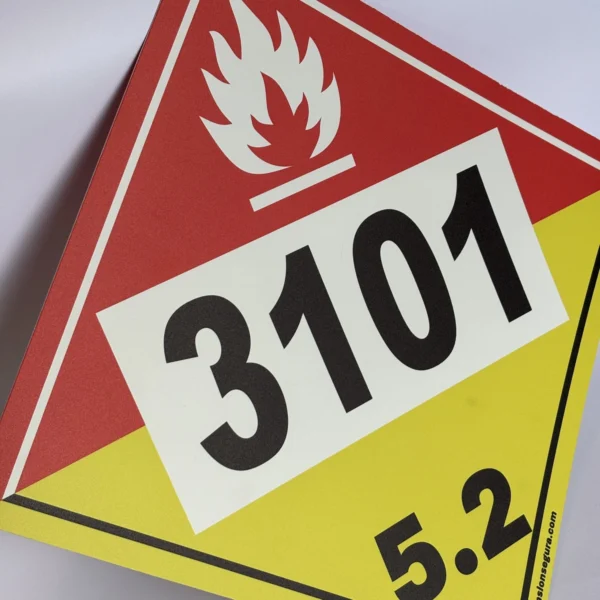 clase5.2-UN3101-lateral Cartel Div. 5.2 - Peróxidos Orgánicos