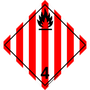 Imagen muestra de cartel para riesgo secundario división 4.1