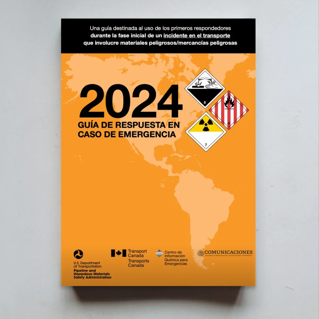 Guía de Respuesta en Caso de Emergencia (GRE), libro naranja, edición 2024