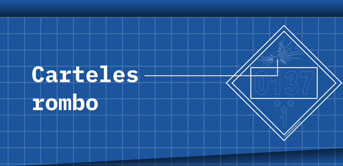 Dibujo industrial de cartel, con enlace para leer